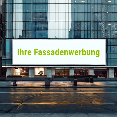 Großformatdruck Fassadenwerbung